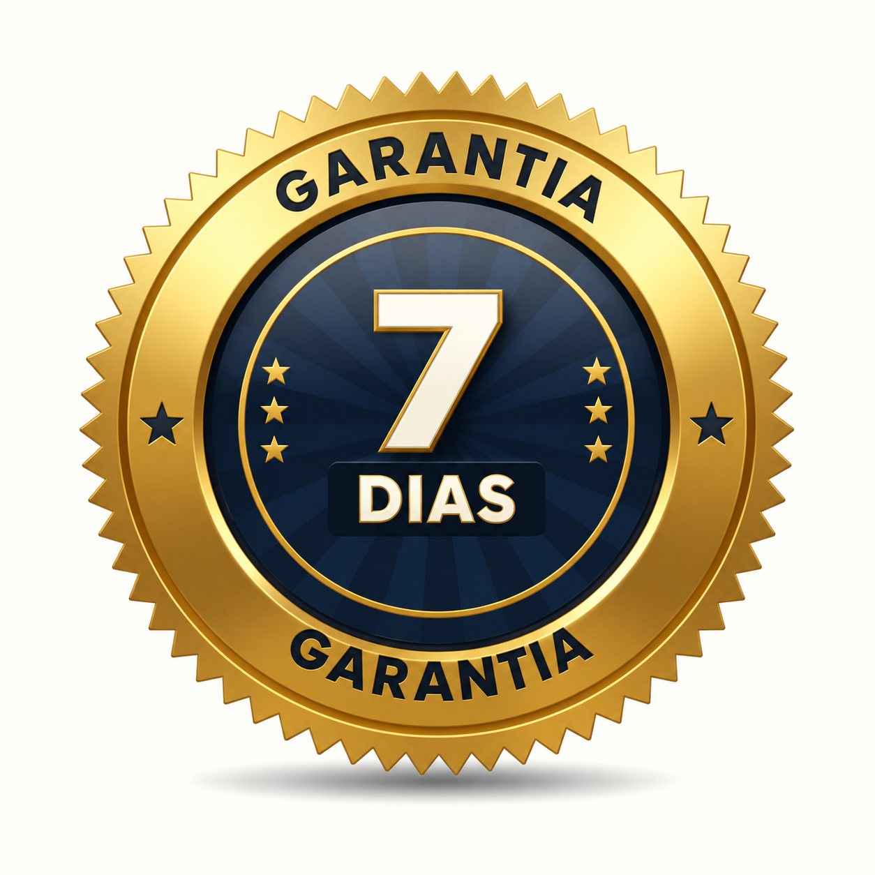 Selo de garantia de 7 dias